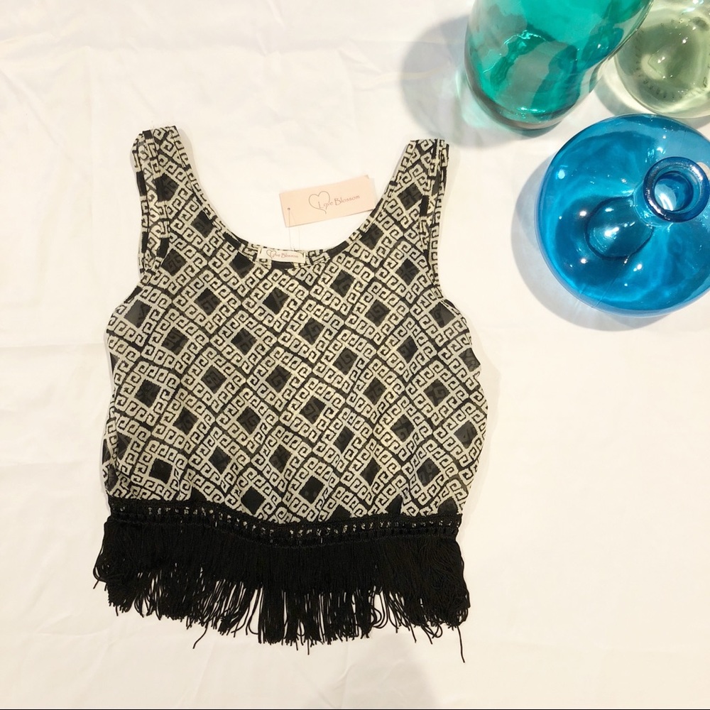 Crop Top w/ fringe